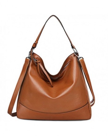Women's Genuine Leather Handbag Hobo Bag Large Tote Satchel Shoulder ...