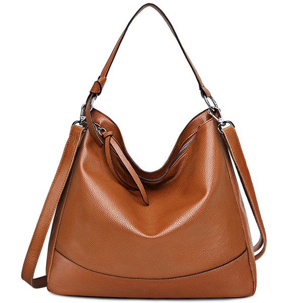 Women's Genuine Leather Handbag Hobo Bag Large Tote Satchel Shoulder ...