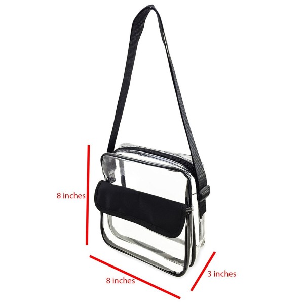 clear shoulder bag mens