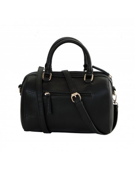 Classic Top Handle Shoulder Satchel MS014 - Black - C512DHZIHID