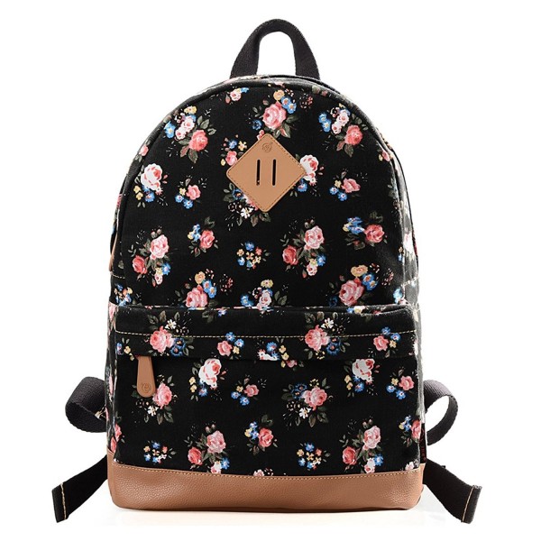 Casual Lightweight Print Backpack for Girls and Women School Rucksack ...