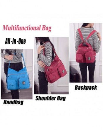 Waterproof Backpack Shoulder Backpack Multifunction - Purple - C5184XXWSNZ