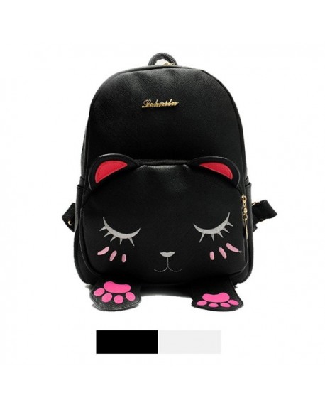 Mini Backpack For Girls Cute Cat Design Fashion Leather Bag Women ...