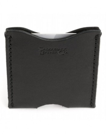 Saddleback Leather Sleeve Wallet - 100% Full Grain Leather Thin Credit Card Holder - 100 Year ...