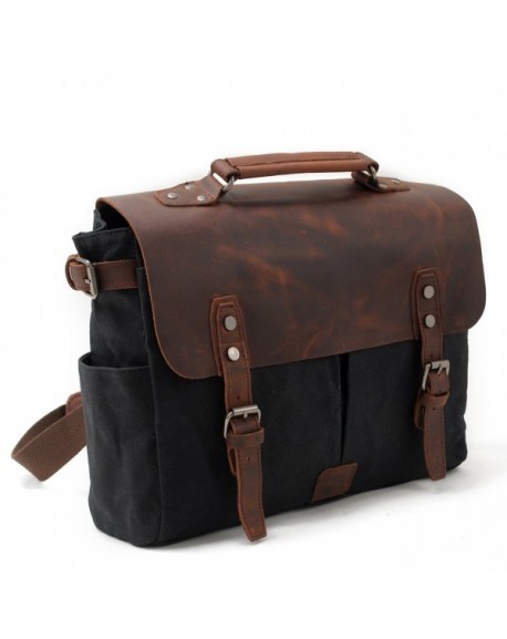 SUVOM Mens Canvas Messenger Bag 14