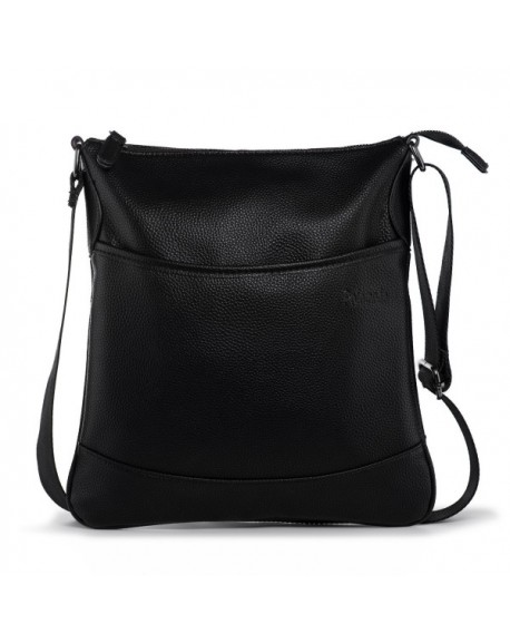 Shoulder Cross body Messenger Briefcases Crossbody - Black-525 ...