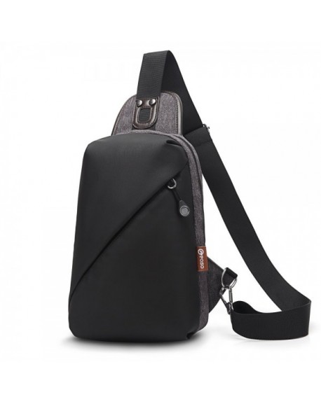 Sling Bag POSO Chest Shoulder Bag Crossbody Sling Pack Backpack for Men ...