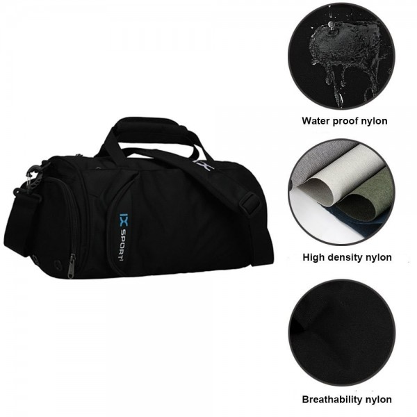 Fitness Sport Small Gym Bag with Shoes Compartment Waterproof Travel ...