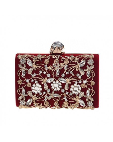 Womens Noble Evening Clutch Bag Wedding Purse Bridal Prom Handbag Party ...