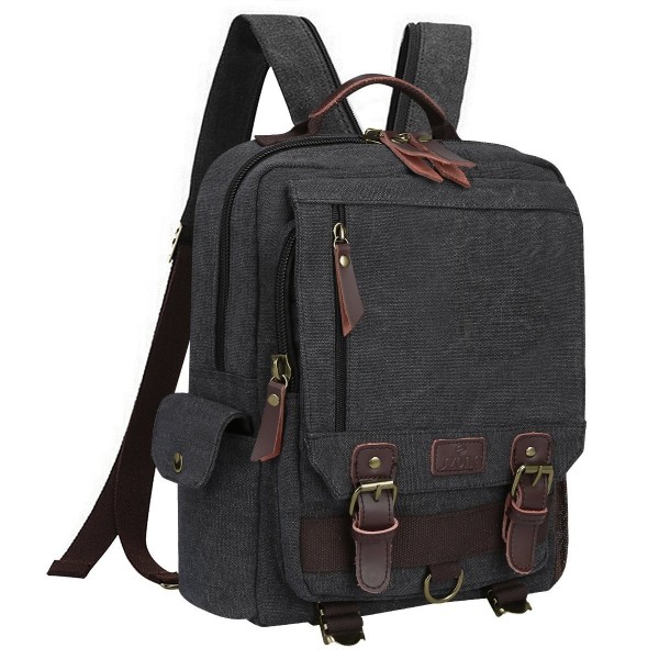 S ZONE Messenger Shoulder Backpack Gray Zipper - Dark Gray-Zipper ...