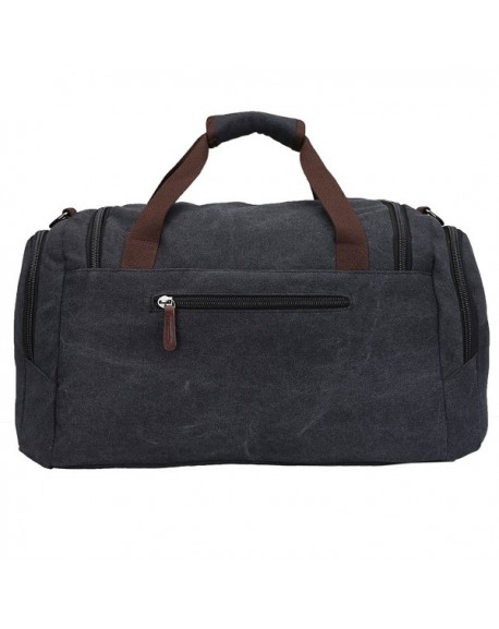 Men's Overnight Bag Canvas Weekend Travel Duffel Bag Carry-on Bag ...