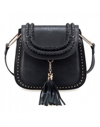 Womens Vintage Tassel Saddle Shoulder Bag Crossbody Bag Sling Bag ...