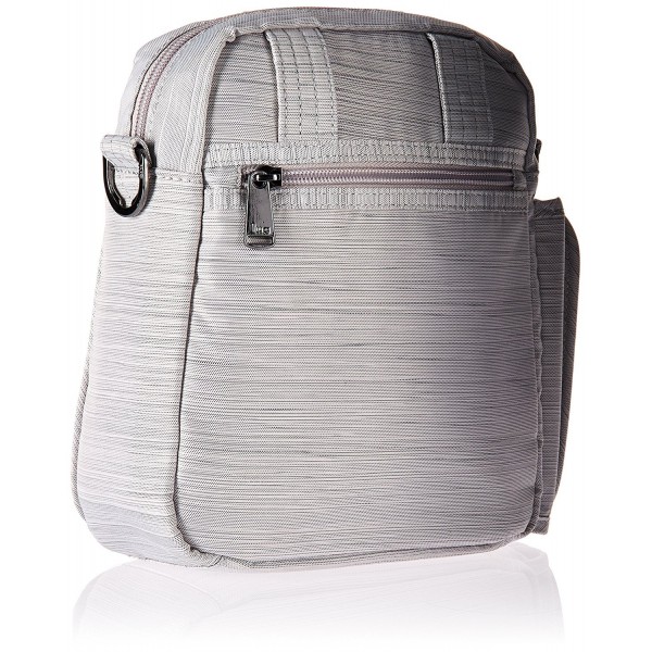 Flapper Cross Body Bag Brushed Silver Cross Body Bag - Brushed Silver ...