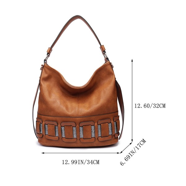 Handbags Designer Leather Top handle - Camel - C0189S9RCU3
