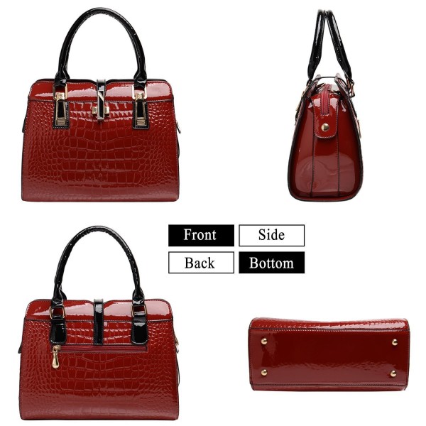 Women Fashion Leather Top Handle Satchel Handbag Crossbody Tote Bag ...